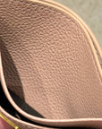 BALENCIAGA LEATHER BB CARD HOLDER ‘SALMON PINK’