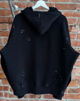 SUPREME SS26 MM6 MAISON MARGIELA BOX LOGO ZIP HOODIE ‘BLACK’