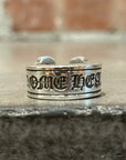 CHROME HEARTS LARGE SCROLL RING ‘SILVER’