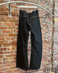 KRAFTWORK J CUT BAGGY RAW DENIM 'BLACK"