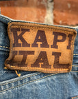 KAPITAL VIP ORDER 5P MONKEY CISCO "3 YEAR FADE" SASHIKO DENIM ‘BLUE’
