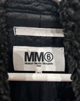 MARGIELA MM6 SHERPA LONG COAT ‘BLACK’