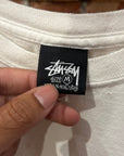 STUSSY GEAR GRAFFITI LOGO TEE ‘WHITE’