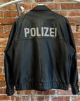 GERMAN POLEZEI VINTAGE LEATHER JACKET ‘BLACK’