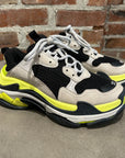 BALENCIAGA WOMENS TRIPLE S SNEAKERS ‘LIME/GREY’