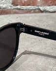 YVES SAINT LAURENT SLIM FRAME SUNGLASSES ‘BLACK’