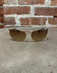 LANVIN FRAME SHIELD SUNGLASSES ‘GOLD’