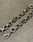 CHROME HEARTS 8” LARGE PAPERCHAIN BRACELET ’SILVER’