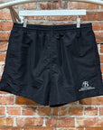 BALENCIAGA SS21 HOTELS & RESORT SWIM SHORTS ‘BLACK’