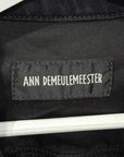 ANN DEMEULEMEESTER STANDARD RAF DENIM JACKET ‘BLACK’