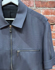 DIOR 2020 RUNWAY SHORT SLEEVE ZIP JACKET ‘NAVY’