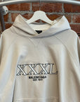 BALENCIAGA XXXL DOUBLE LAYERED HOODIE ‘CREAM’