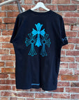 CHROME HEARTS TRIPLE CROSS POCKET TEE ‘BLACK’