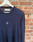 STONE ISLAND COMPASS WOOL SWEATER ‘NAVY’