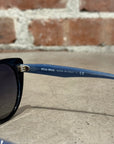 MIU MIU MU-04XS CAT EYE SUNGLASSES ‘BLUE/BLACK’