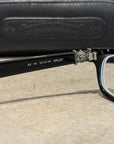 CHROME HEARTS SPLAT GLASSES ‘BLACK/SILVER’