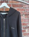 BALENCIAGA PREFALL 16 ARCHETPE C-SHAPE ZIP UP HOODIE ‘BLACK’