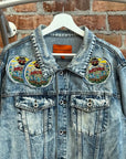 WHO DECIDES WAR SPHERE DENIM JACKET ‘ACID’