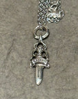 CHROME HEARTS NO. 5 DAGGER NECKLACE ‘SILVER’