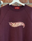HYSTERIC GLAMOUR HOTWHEELS LOGO CREWNECK ’BURGUNDY’