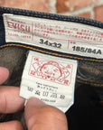 EVISU LOT 2008 MULTIPOCKET DENIM 'INIDGO/IVORY'