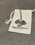 HYSTERIC GLAMOUR TRIPLE ROCKER PICK NECKLACE ‘SILVER’