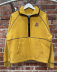 AIMÉ LEON DORE x DRAKE’S FW21 CASENTINO WOOL HALF ZIP ‘YELLOW’