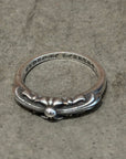 CHROME HEARTS BABY FLORAL RING 'SILVER'