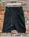 RICK OWENS DRKSDHW SS126 AIRCUT POD SHORTS ‘BLACK’