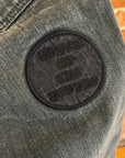 NUMBER (N)INE AW04 GIVE PEACE A CHANCE DENIM ‘BLACK’
