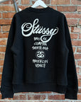 STUSSY WORLDWIDE CHAPTER CREWNECK ‘BLACK’