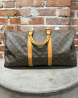 LOUIS VUITTON MONOGRAM KEEPALL 45 DUFFLE BAG ‘BROWN’