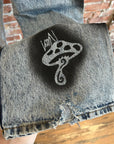 STUSSY X DRIES VAN NOTEN STENCIL DENIM ‘BLUE’
