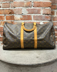 LOUIS VUITTON MONOGRAM KEEPALL 45 DUFFLE BAG ‘BROWN’
