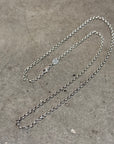 CHROME HEARTS 17" ROLL CHAIN ‘SILVER’