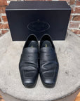 PRADA SAFFIANO PENNY LOAFERS ‘BLACK’