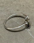 CHROME HEARTS DIAMOND CROSS BUBBLEGUM RING ‘SILVER’