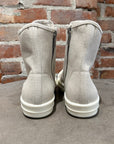 RICK OWENS DRKSHDW HEAVY CANVAS RAMONE SNEAKERS ‘NATURAL/MILK’
