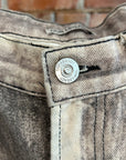 OUR LEGACY THIRD CUT PRINTED DENIM ‘WHITE/BLACK’
