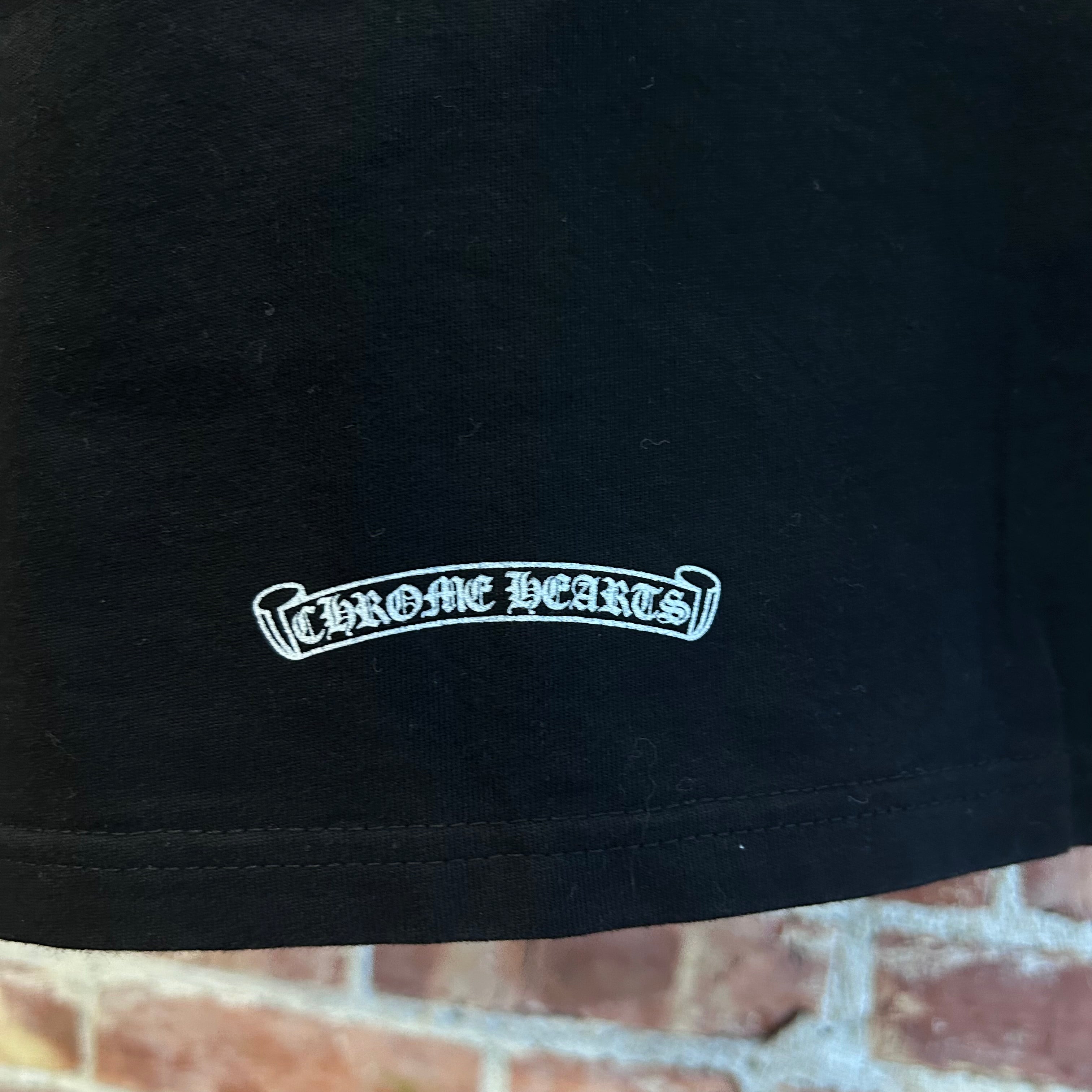 CHROME HEARTS VINTAGE STAR COLLAR TEE 'BLACK' – Sadō Room