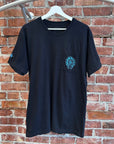 CHROME HEARTS TRIPLE CROSS POCKET TEE ‘BLACK’