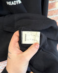 READYMADE SMILE SERIES FLAME HOODIE ‘BLACK’