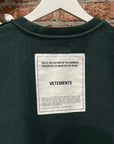 VETEMENTS AW19 INSIDE OUT TEE ‘FOREST’