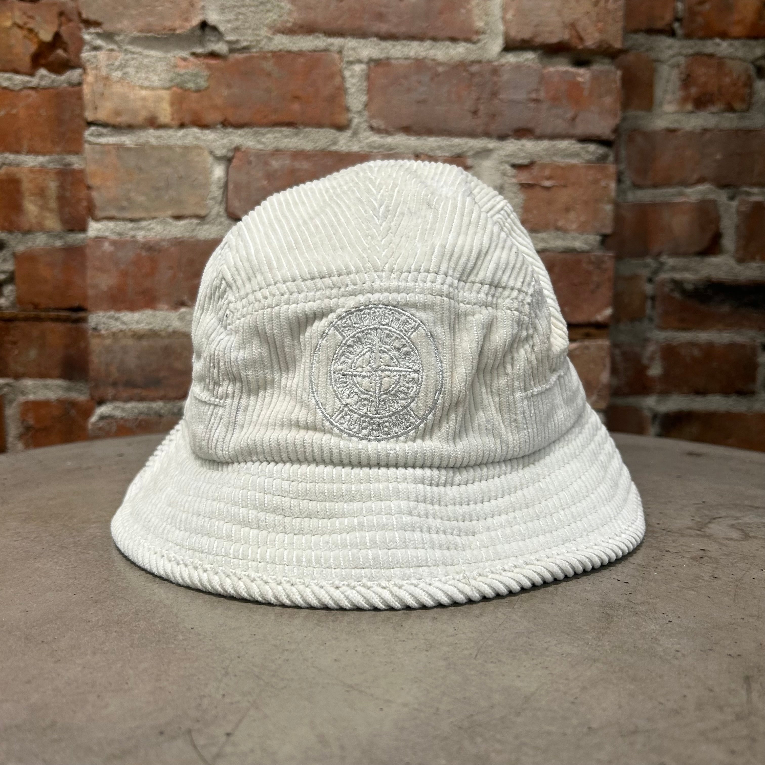 SUPREME x STONE ISLAND CORDUROY BUCKET HAT  display picture 3