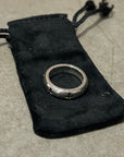 CHROME HEARTS NEGATIVE PLUS BAND RING ‘SILVER’
