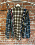 NEEDLES REBUILD BUTTON-UP ZIPPER FLANNEL ‘MULTI’