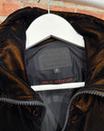 99%IS VELOUR TRACK JACKET ‘BROWN’