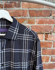 RALPH LAUREN PURPLE LABEL FLANNELS ‘BLACK/PURPLE’