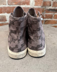 BALENCIAGA PARIS MONOGRAM HIGH TOP SNEAKERS ‘BROWN’