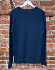 HELMUT LANG INDIGO DYED KNIT SWEATER ‘BLUE’